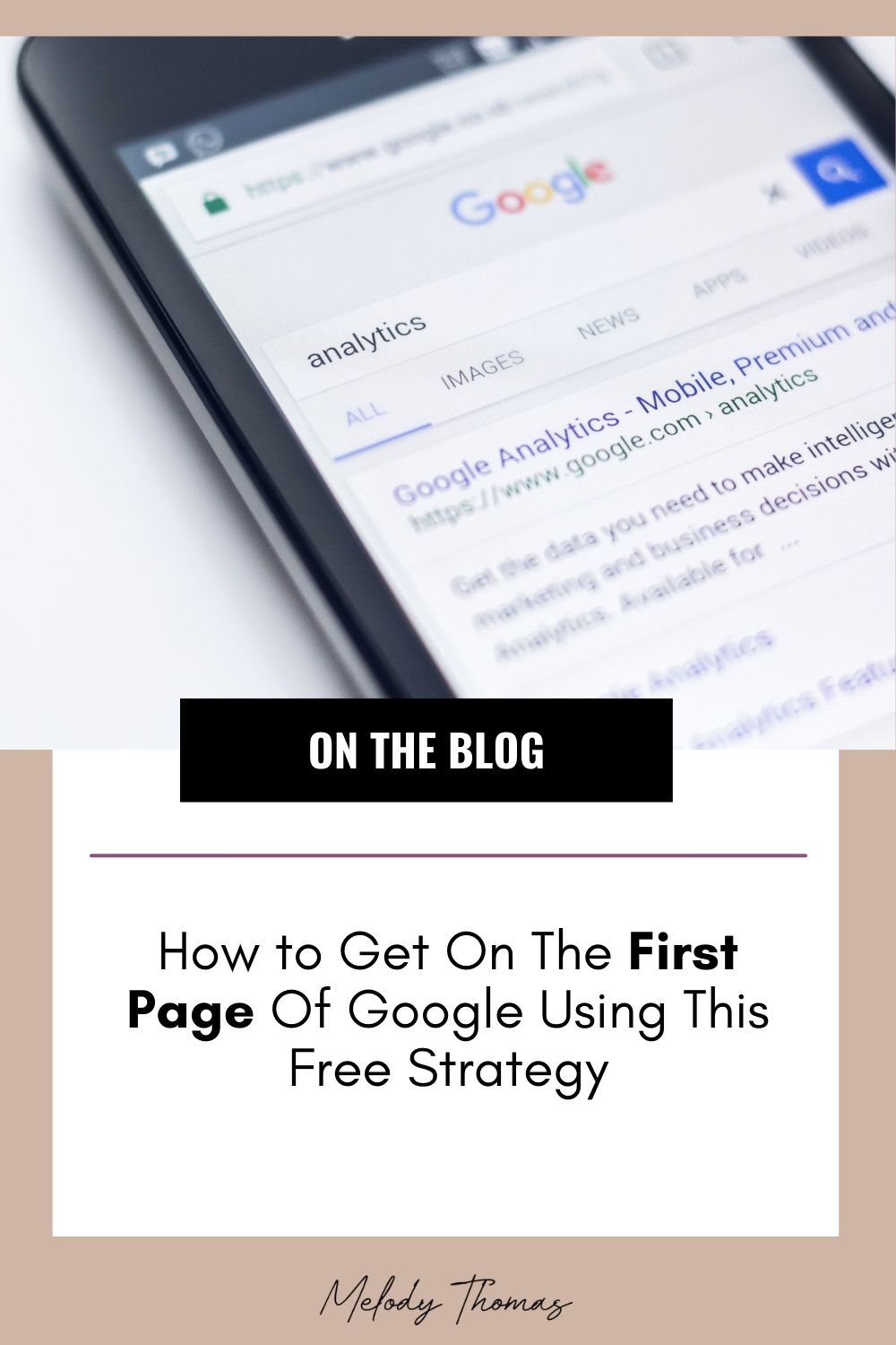 How to Get On The First Page Of Google Using This Free Strategy